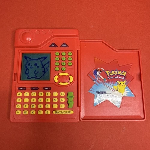 Pokemon Pokedex Handheld Toy Vintage 1998 Tiger Electronics, Tested Working