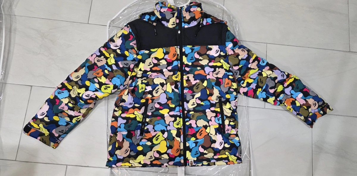 Camouflage Polyester Outer Shell Puffer Jacket Coats, Jackets