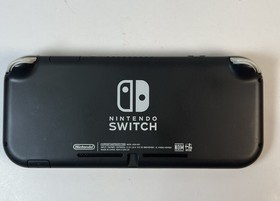 Nintendo Switch Lite 32GB Gray charger 2 Games - Tested