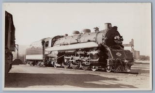 Railroad Photo Lehigh Valley #2022 4 6 2 Locomotive Ashmore PA 1939 Asa Packer