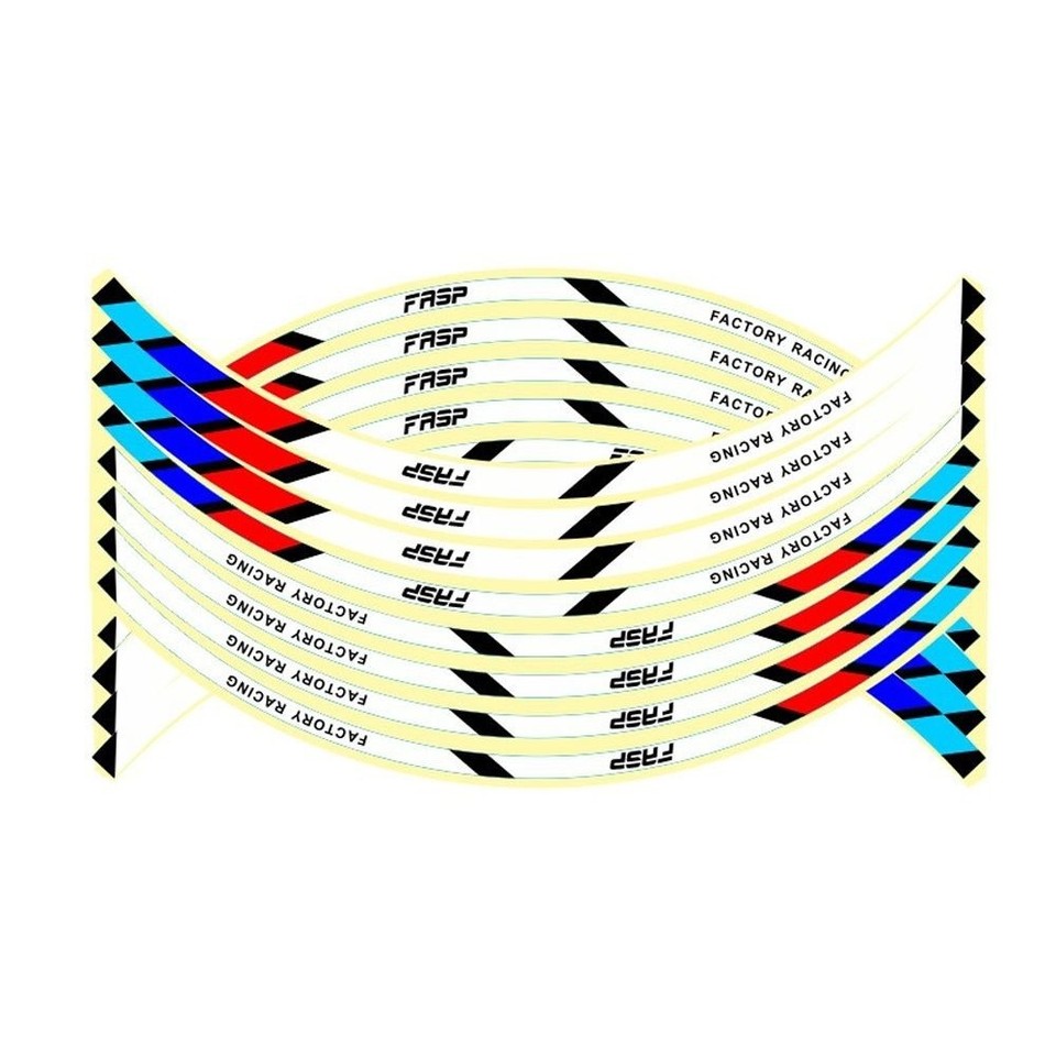 Wheel Stickers Car Wheel Stickers Motorbike Rim Tape Reflective Rim ...