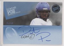 2012 Press Pass Signings Blue 25/50 Dontari Poe #PPS-DP Auto 19rf