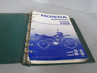 ホンダ XL250R XL250S サービスマニュアル セット XL250R Motorcycle Repair Manuals & Literature for sale | eBay