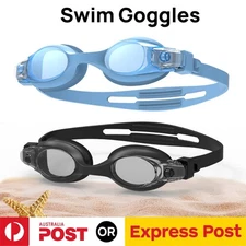 Adult Swimming Goggles Waterproof Anti-Fog Swim Glasses UV Shield Adjustable New