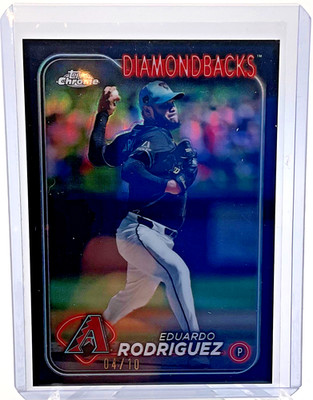2024 Eduardo Rodriguez Topps Chrome Black Refactor  /10 USC113