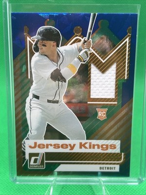 2025 Donruss Blue Ice Jersey Kings Jace Jung Detroit Tigers