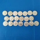 Roll (20) Kennedy Half Dollar (1965-69) 40% Silver Circulated $10 Face #2