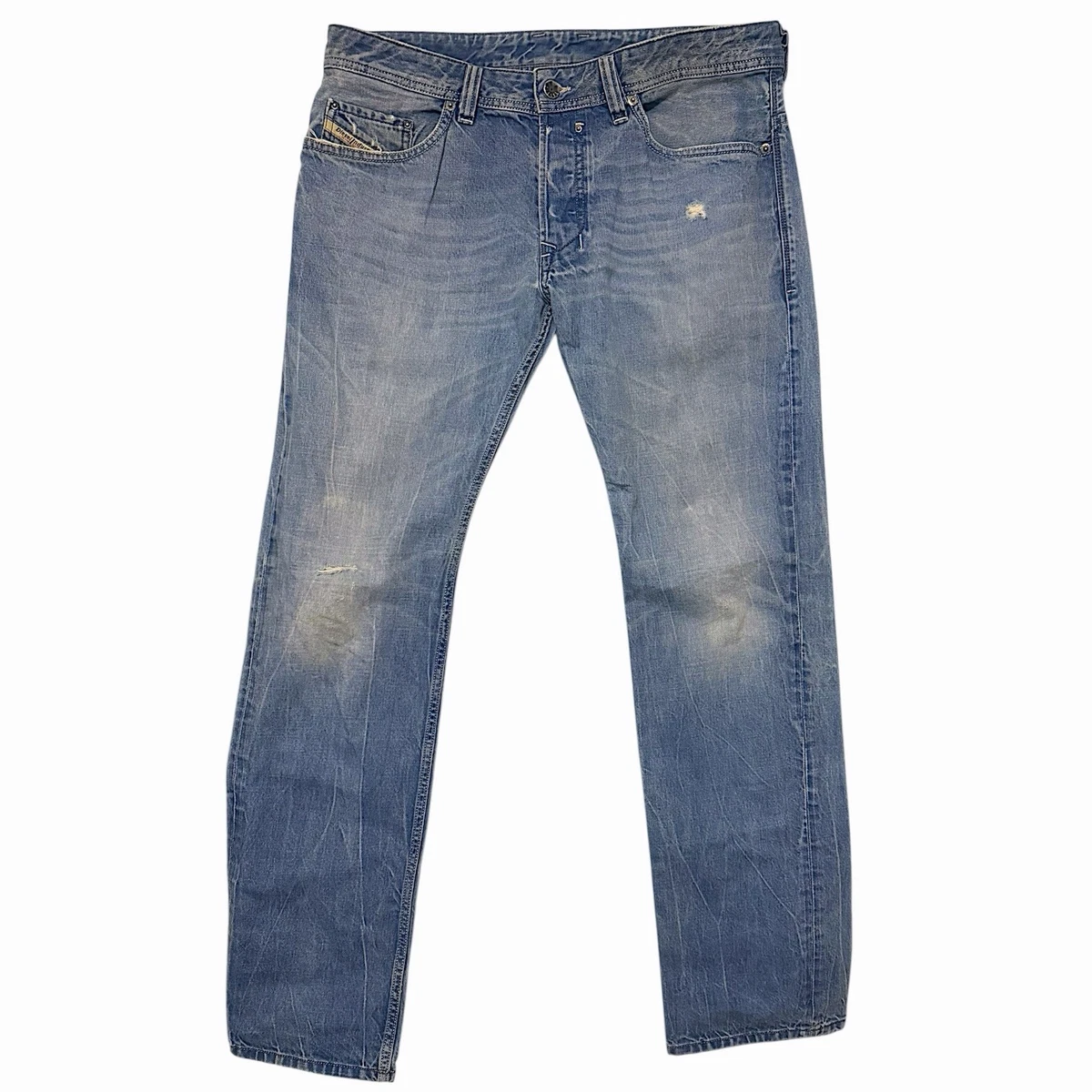 Jeans Diesel Safado Uomo - Dritto, Lavaggio Scuro RB065 - Taglia 33x32