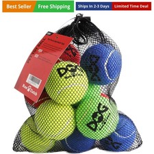 Tennis Balls for Dogs - 12 Pack 2.5'' Durable Non-Toxic Outdoor Dog Toys Ball...