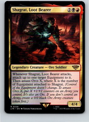 Magic the Gathering Shagrat, Loot Bearer The Lord of the Rings MTG