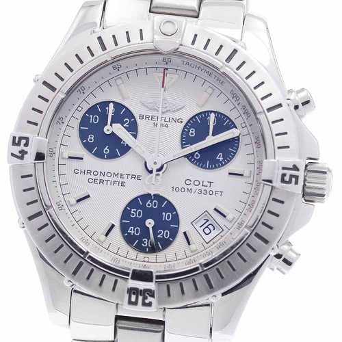 BREITLING A73350 Colt Chronometer Date Quartz Men's _955522 Au...