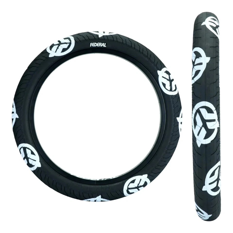 Federal COMMAND LP LOGO BMX Reifen schwarz / weiß 20 x 2.4 Zoll Street