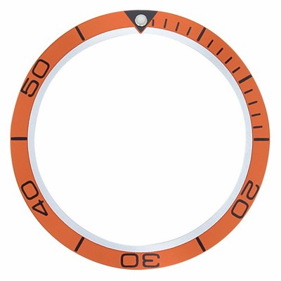 BEZEL INSERT FOR OMEGA PLANET OCEAN WATCH QUANTUM OF SOLACE  JAMES BOND ORANGE
