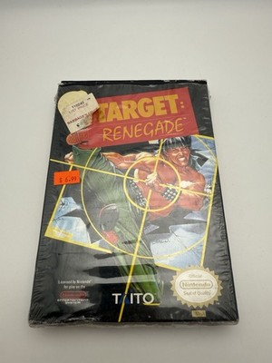 Target: Renegade (Nintendo Entertainment System NES) CIB ORIGINAL SHRINK WRAP!