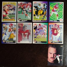1991 Score - Nine Kansas City Chiefs cards