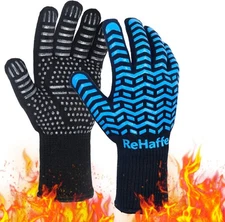 BBQ Grill Gloves Heat Resistant,1472 F High Temp Resistance Fireproof Comfort Lo
