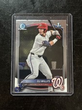 2025 Bowman Draft Eli Willits 1st Bowman Base Chrome BDC-1 washington nationals