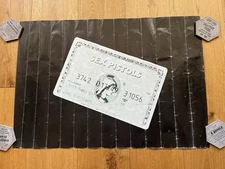 Vintage 80’s Sex Pistols AMEX Credit Card Poster. Punk Rock Sid Vicious Johnny