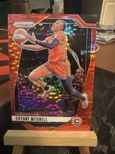 2024 Panini Prizm WNBA #57 Tiffany Mitchell Red Pulsar Prizm /299 Sun