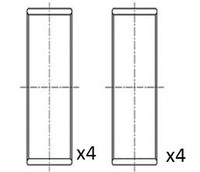 1X Fai Autoparts BB2068-STD Pleuellager FüR Renault Nissan Opel Vauxhall