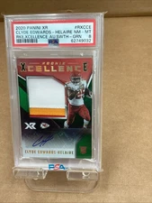 2020 PANINI XR ROOKIE XCELLENCE AUTOGRAPH SWATCHES #RXCCE CLYDE EDWARDS-HELAIRE