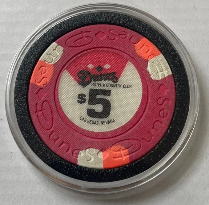 Rare Casino Chips In Collectible Individual $5 Casino Chips for