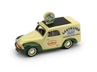 1:43 Brumm Fiat 500C Furgone Veicolo Commerciale Galbani 1950 R554B Modellbau