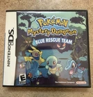 Pokemon Mystery Dungeon: Blue Rescue Team (Nintendo DS, 2006)