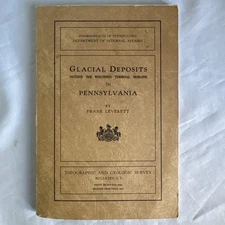 Geology Glacial Deposits In Pennsylvania With Maps 1957