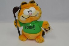 Vintage 1978 1981 Garfield Golfer 32-7480 Plush Toy Stuffed Animal w/ tags  