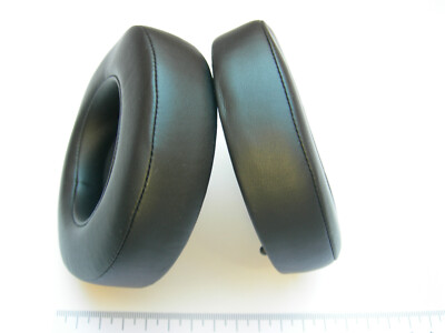 2 Ohrpolster passend an AKG Y-50 Headphone schwarz, super weich, genäht Y 50 Y50