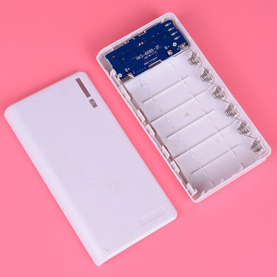 20000mAh dual usb power bank case kit 6X 18650 battery charger diy box for phone