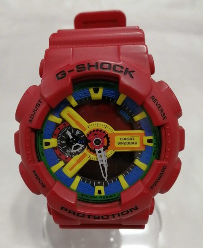 g shock ga 110fc red