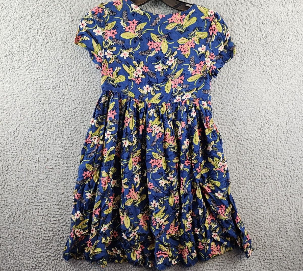 Scalloped Polo Dress / Sサイズ　Baby Blue Q77072s.jpg