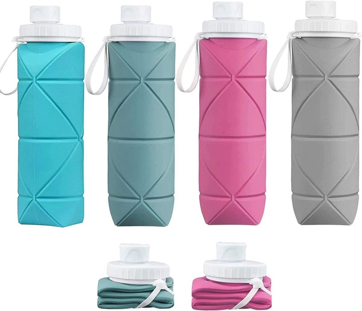 Reuseable Collapsible Water Bottle,Portable Folding Bottle&Water