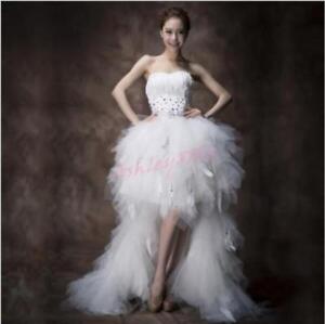 white feather dress long