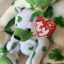 Ty Beanie Baby 6” Clover 🍀The St. Patrick’s Day Bear 🐻