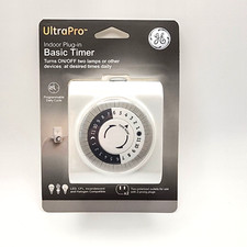 GE Ultra Pro Indoor Plug-in Basic Timer - 2 Outlet