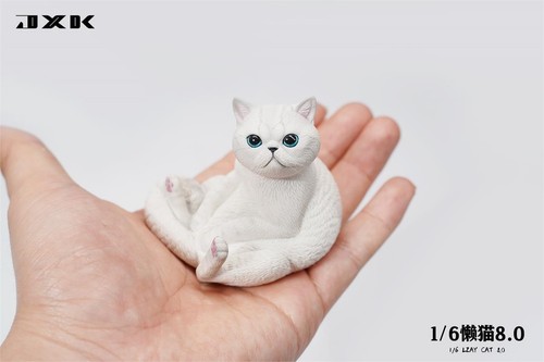 JXK 1/6 Lazy Cat 8.0 Model Pet Cute Animal Scene Decor Soldier Accessory Gift - Picture 13 of 22