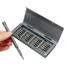 25 in 1 S2 Bits Precision Screwdriver Set Magnetic Screwdriver Repair Tool Kit A