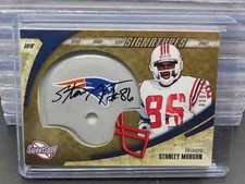 2006 Sweet Spot Stanley Morgan Gold Auto Autograph 010/100 Patriots