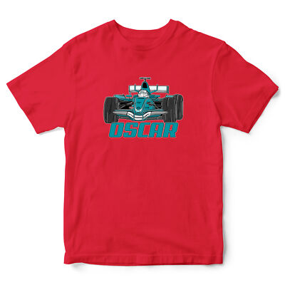  T-Shirt maßgeschneidertes Rennwagen Jungen Shirt lustig Outdoor Sport Junge Mädchen T-Shirt schnelles Auto...