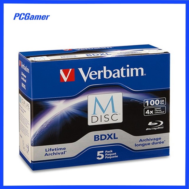 Verbatim 100gb Blank BLURAY M Disc BDXL Triple Layer 5pk JEWEL Case