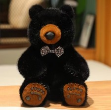 Black Bear 10" Stuffed Animal Plush Toy Toddler Doll Kids Gifts