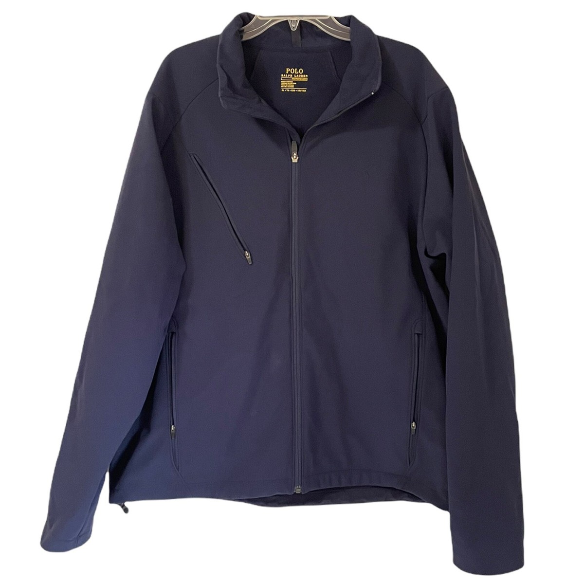 Polo Ralph Lauren Men's XL Performance Jacket Full Zip Blue Polo Ralph Lauren Men's XL Performance Jacket Full Zip Blue