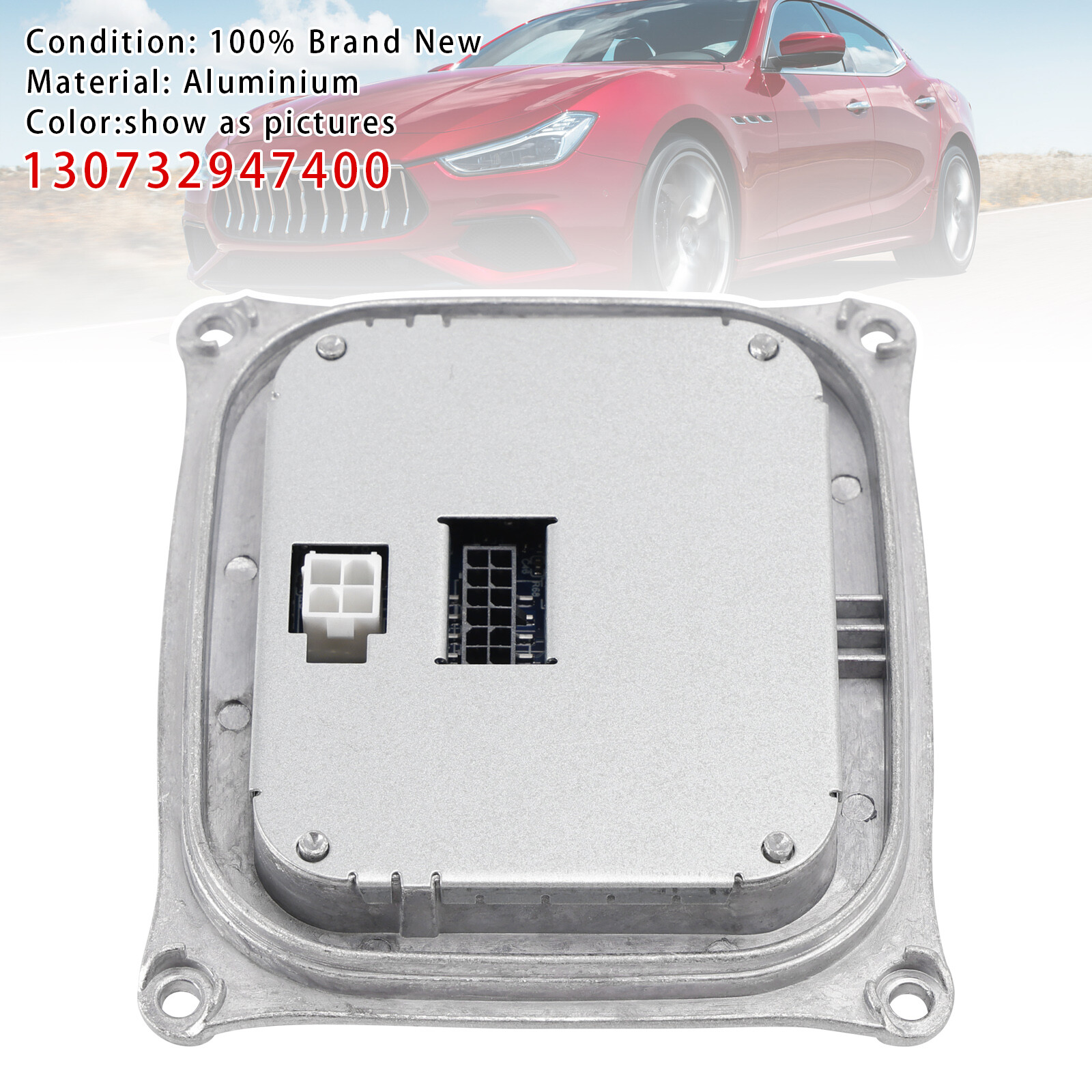 LED Headlight Ballast Control Module 130732947400 For Maserati Ghibli Sedan