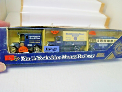 LLEDO, DAYS GONE,''NEW YORKSHIRE RAILWAY'' GIFT SET,NYMR1003,3 VEH,EXC COND,IN BOX
