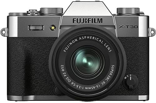 FUJIFILM X-T30II Mirrorless Camera Silver XC Zoom LensKit X-T30 II