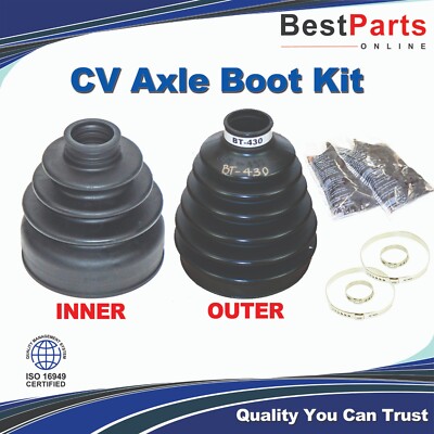 CV Axle Boot Repair Kit for Mitsubishi Outlander 2008-2013 3.0L Front