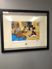 Signed by Hand Lithograph Walt Disney Company "MINNIE’S GIFT”LE 3000 MarkSeppala